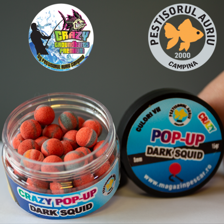 Pop-up Dark Squid 8mm