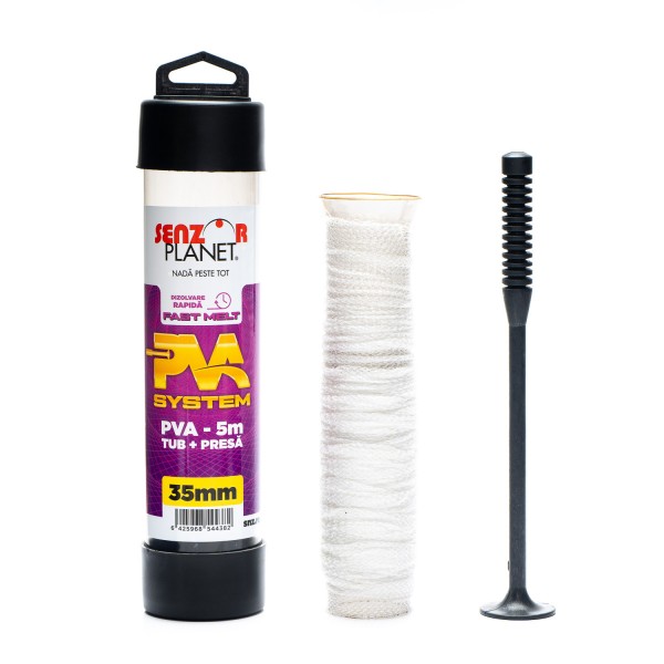 KIT PLASA SOLUBILA FAST MELT 35mm PVA SYSTEM + TIJA COMPRESIE, 5m