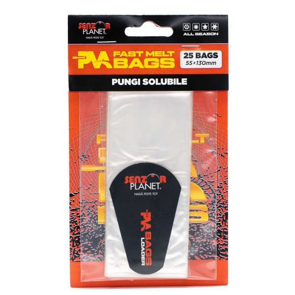 PUNGI SOLUBILE PVA BAGS 55x130mm 25buc