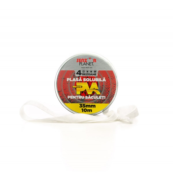 REZERVA PVA SENZOR PLASA SOLUBILA SLOW MELT 35mm PENTRU SACULETI, 10m