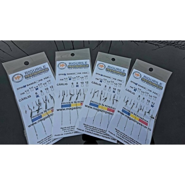 Carlige legate set spin nr 12