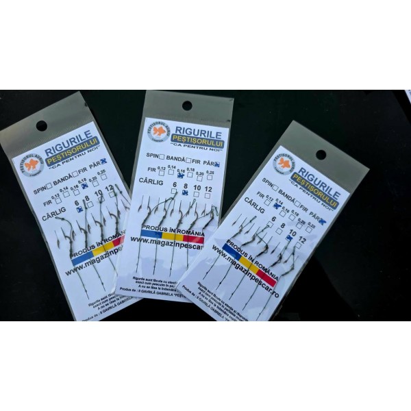 Carlige legate set fir de par nr 8