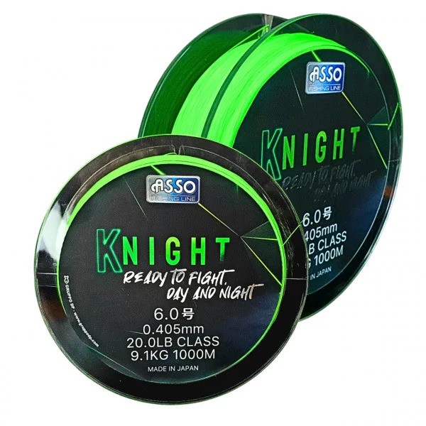 Fir Asso Knight 1200m 0.26mm 4.5kg Fluorescent Chartreuse
